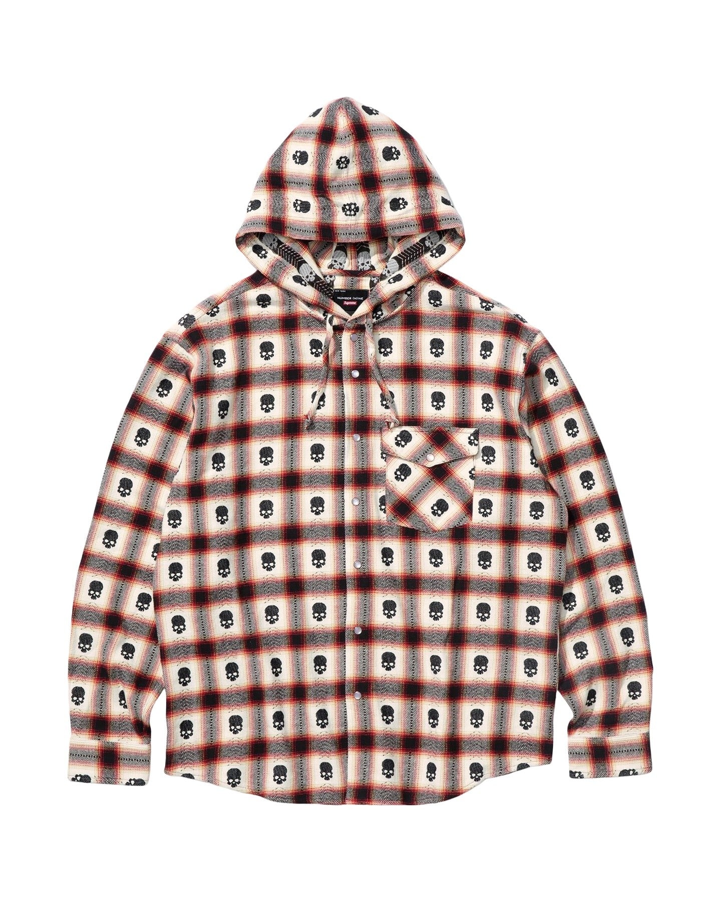 Supreme®/Number (N)ine® Hooded Flannel Shirt